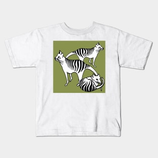 Tasmanian Tiger - Extinct Kids T-Shirt